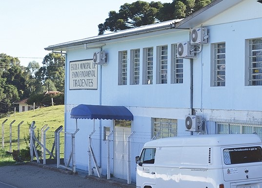 Escola Tiradentes é furtada, em Flores da Cunha