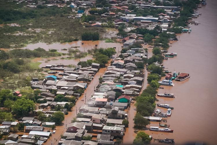 Quase 75% da população do Rio Grande do Sul foi afetada pelas enchentes