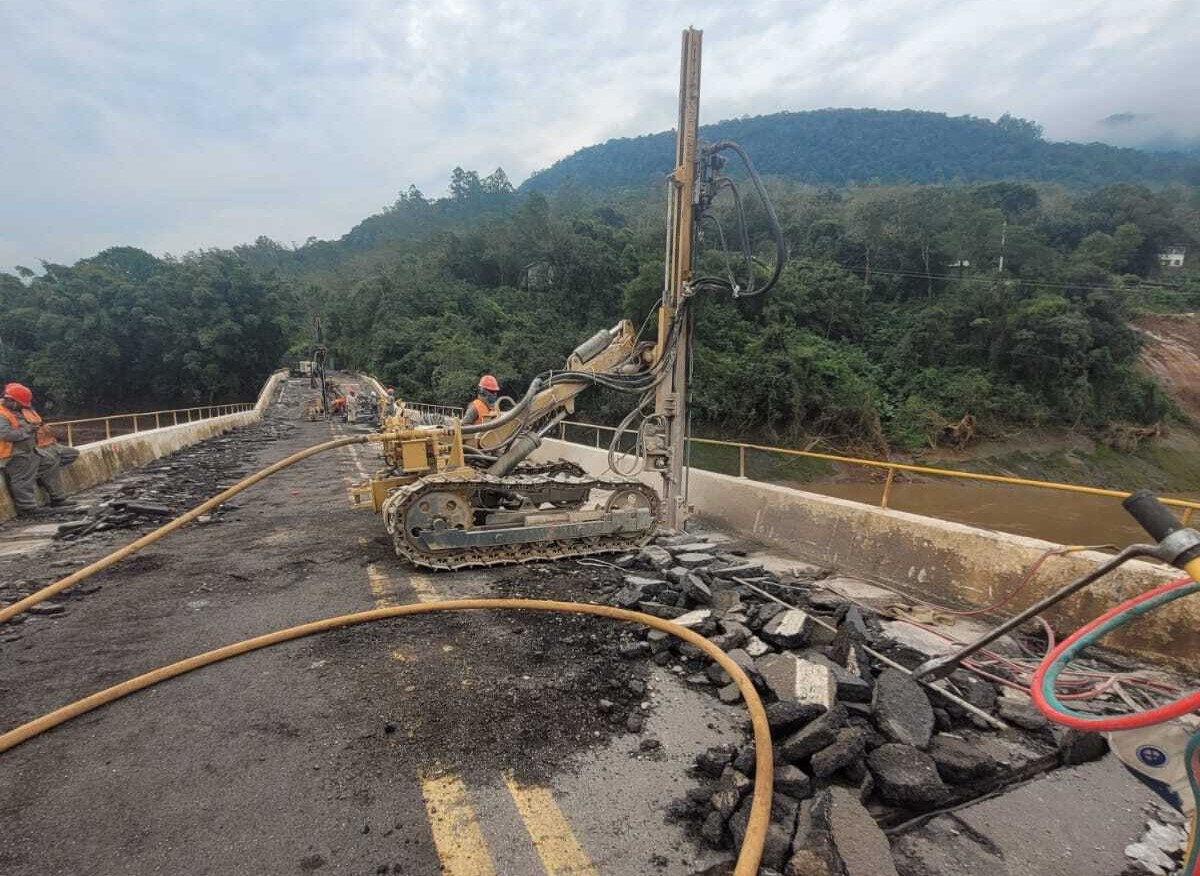 Implosão da ponte da BR-116 entre Caxias do Sul e Nova Petrópolis ocorre nesta quinta-feira