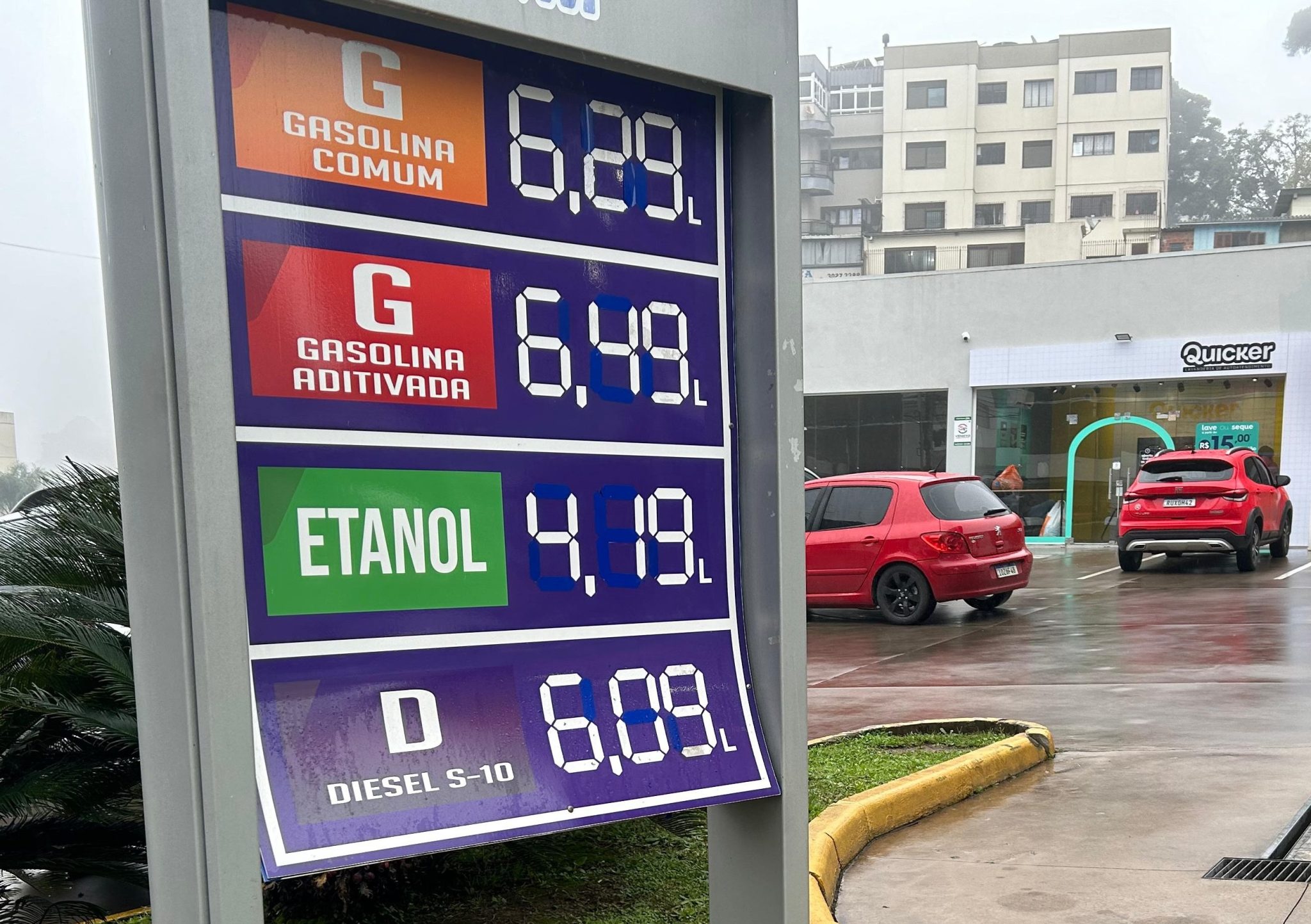 Preço da gasolina varia em até 70 centavos nos postos de Caxias do Sul nesta terça-feira (09)