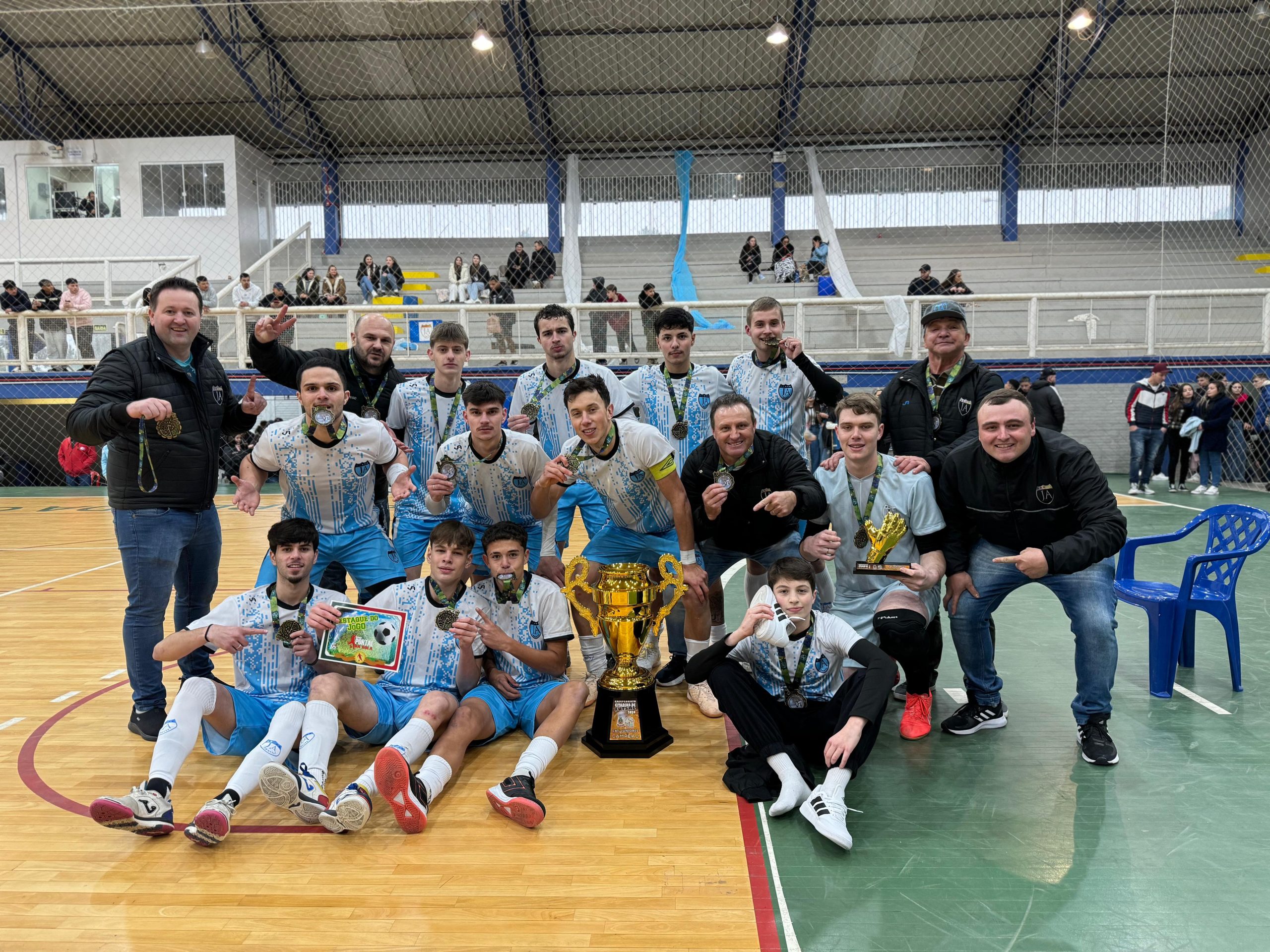 JA Sports conquista o título inédito do futsal juniores de Flores da Cunha