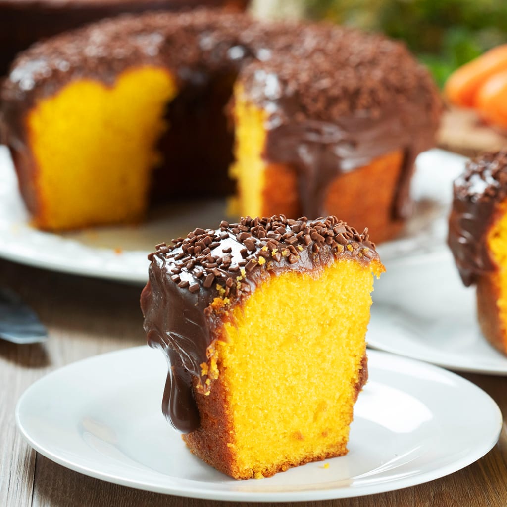 Receita do dia: Bolo de Cenoura