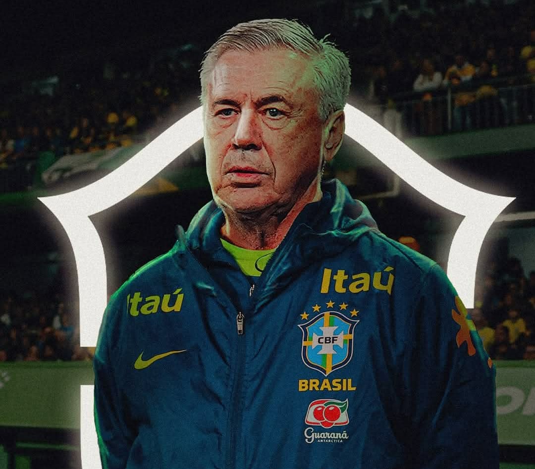 CBF anuncia Carlo Ancelotti como técnico da seleção Brasileira